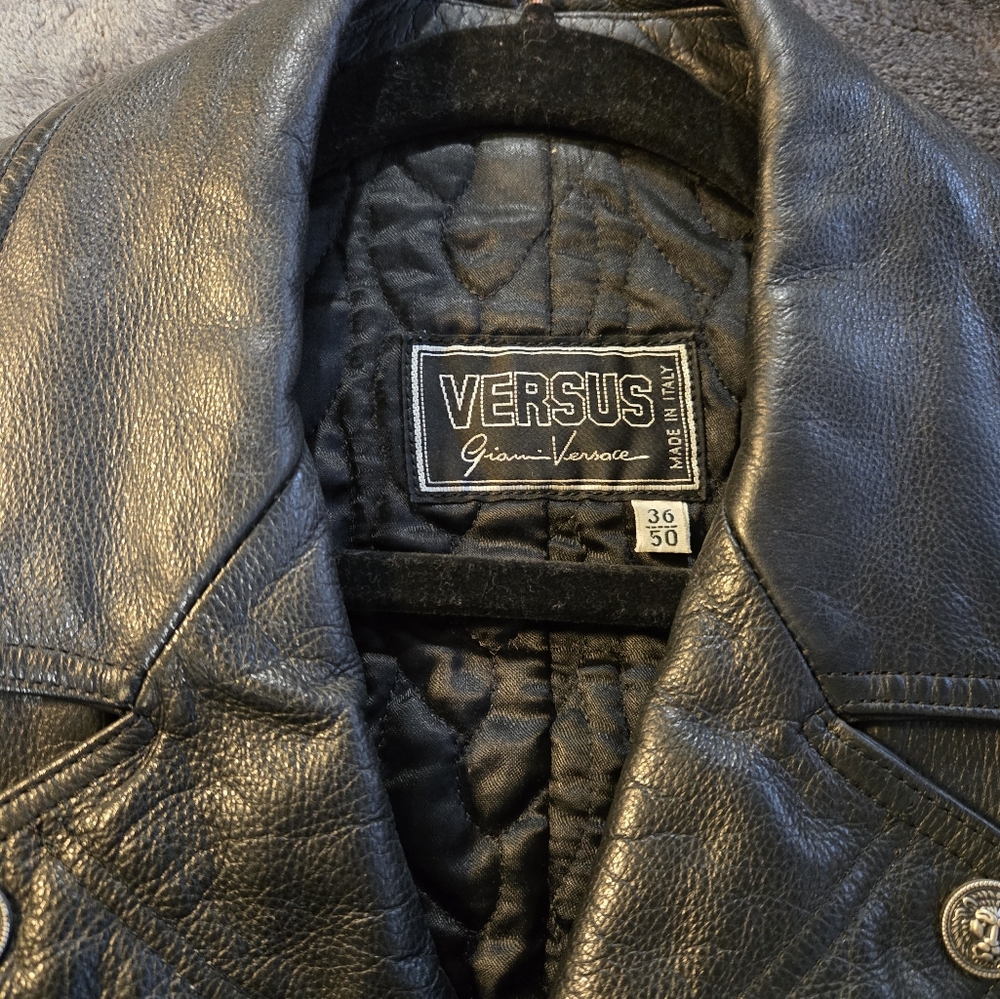 Versace Versus Mens Moto Jacket - Picture 2 of 8